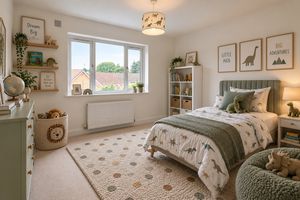 Bedroom Three Staged- click for photo gallery